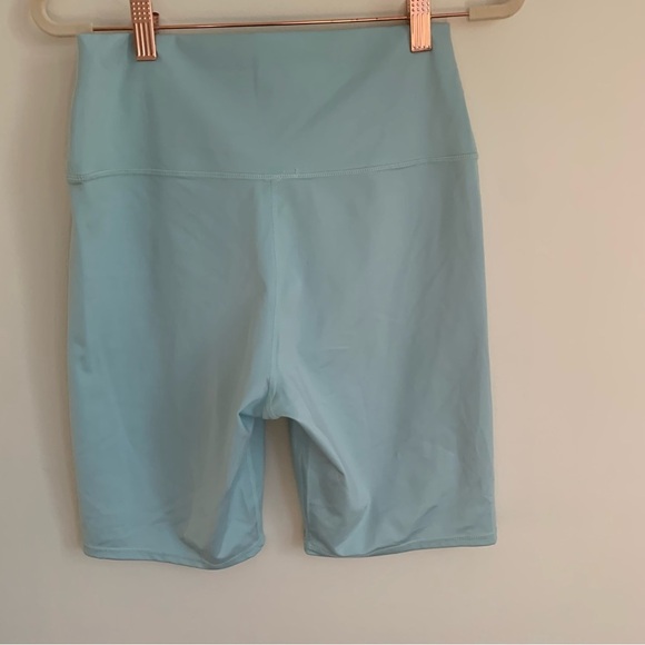 Alice+Olivia high-waisted Blue biker‎ shorts Size XS - Picture 6 of 6